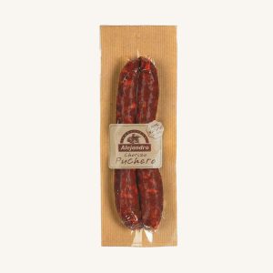Alejandro Chorizo para Puchero (special for stew), traditional, from La Rioja, two pieces, 225 gr