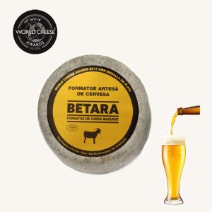 Betara Artisan matured goat´s cheese with beer, mino wheel 500 gr