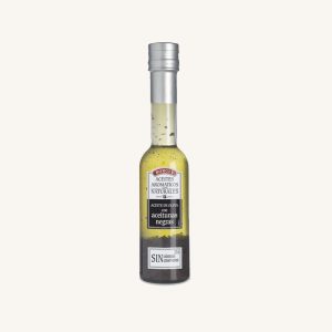 Borges Olive oil with black olives (aceitunas negras), 100% natural, bottle 200 ml