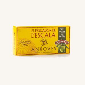 El Pescador de L´Escala Anchovy fillets in olive oil, artisan, from Girona - Mediterranean Sea, small can 48 gr (29 gr drained)