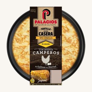 Palacios Spanish potato omelette without onion, homemade recipe, medium size 650 gr